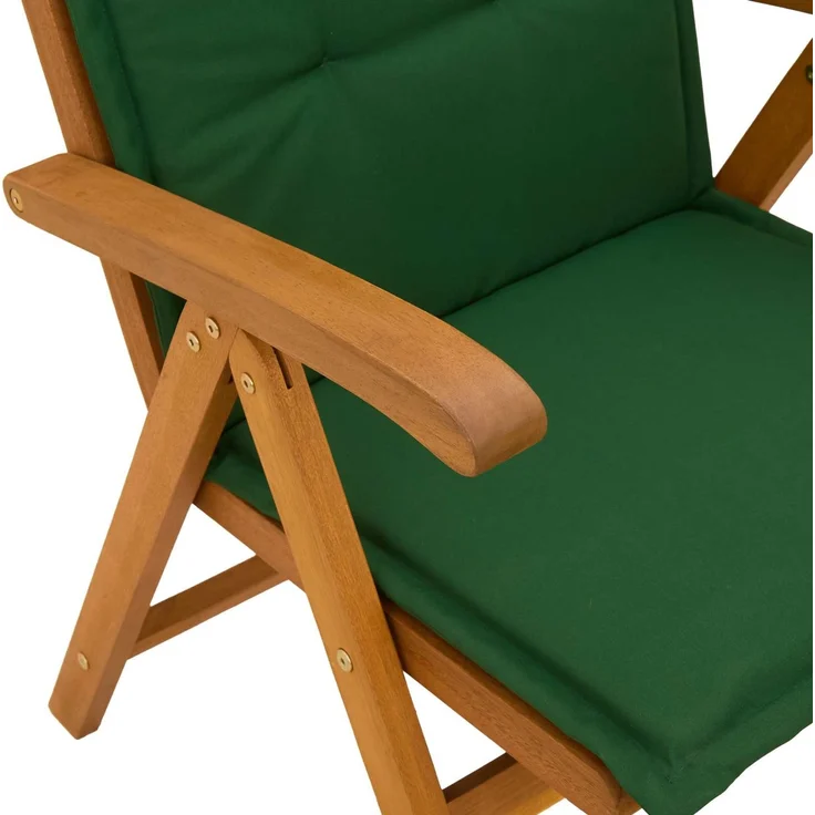 vidaXL Liegestühle für den Garten 2 stk. Natur Massivholz Akazie 42041432 – Bild 5