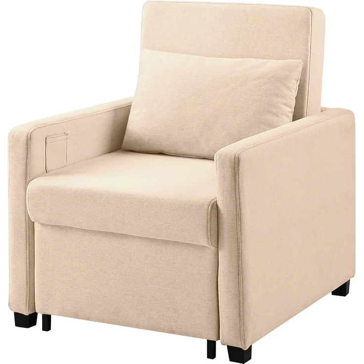 ATLANTIC home collection Relaxsessel Jerry, mit Bettfunktion, als Gästebett und inkl. Kissen – Bild 1