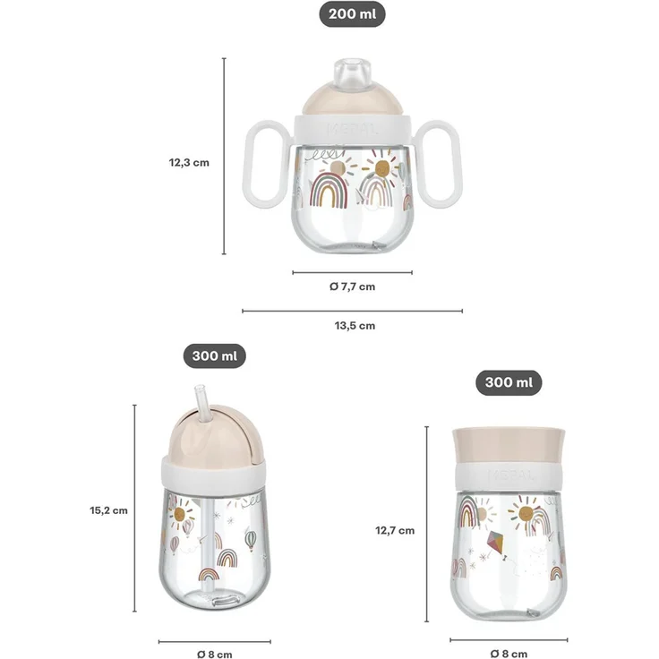 Mepal MIO Trinklernbecher Set 3-teilig Fairy Garden (2025) – Bild 5