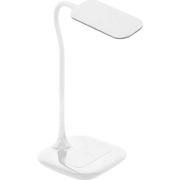 Eglo 98247 LED Tischleuchte MASSERIE weiß H:38,5cm inkl. QI Charger mit Touchdimmer