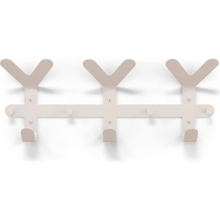 Spinder Design FRONDO Garderobe aus Stahl im modernen Farbton Silky Taupe 66x8,5x37,5 cm – Bild 2