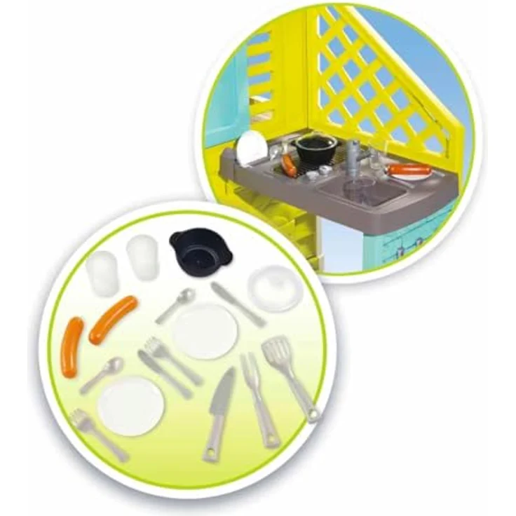 Smoby 'Pretty Spielhaus mit Sommerküche, ab 2 Jahren, 145 x 127 x 110 cm – Bild 5
