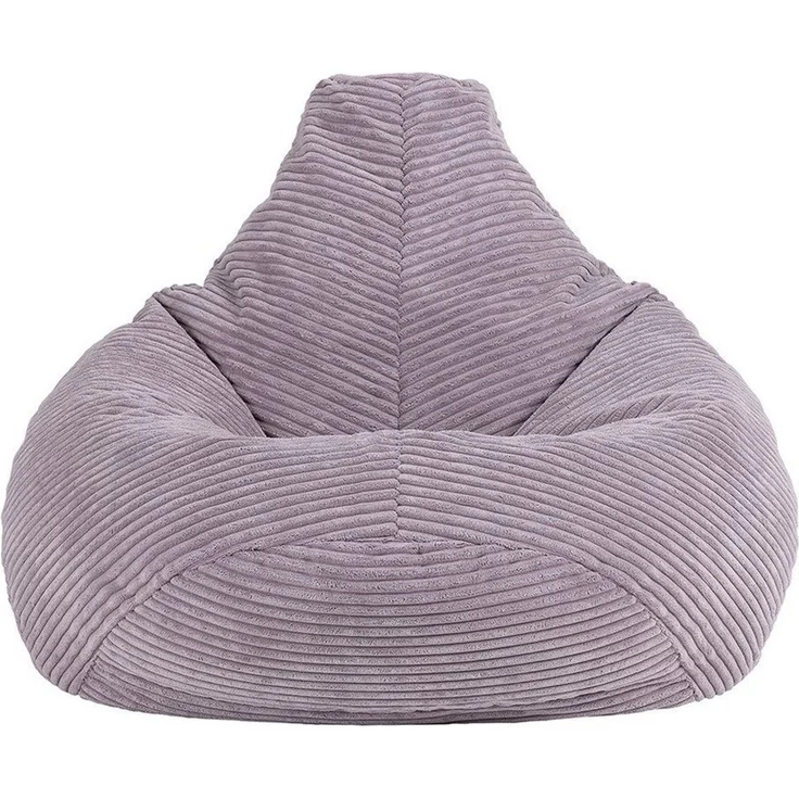 Icon Sitzsack-Sessel Flauschig „Dalton“ für Kinder, Lila, Cord, Kindersitzsack, Groß, Sitzsack Kinder mit Füllung – Bild 3