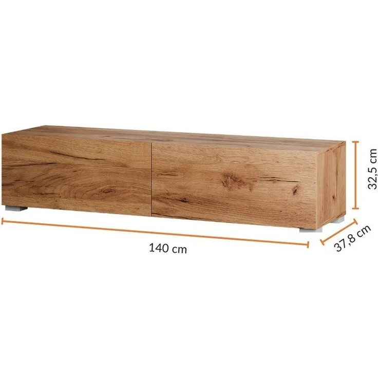 Planetmöbel Garderoben-Set Garderobenschrank Flur 140 cm, verschiedene Farben, (Garderobenschrank, Wandgarderobe hängend oder stehend), in verschiedenen Farben – Bild 2