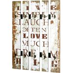 HAKU Möbel Wandgarderobe - grau-vintage - H. 100cm x B. 70cm - HAKU-89919