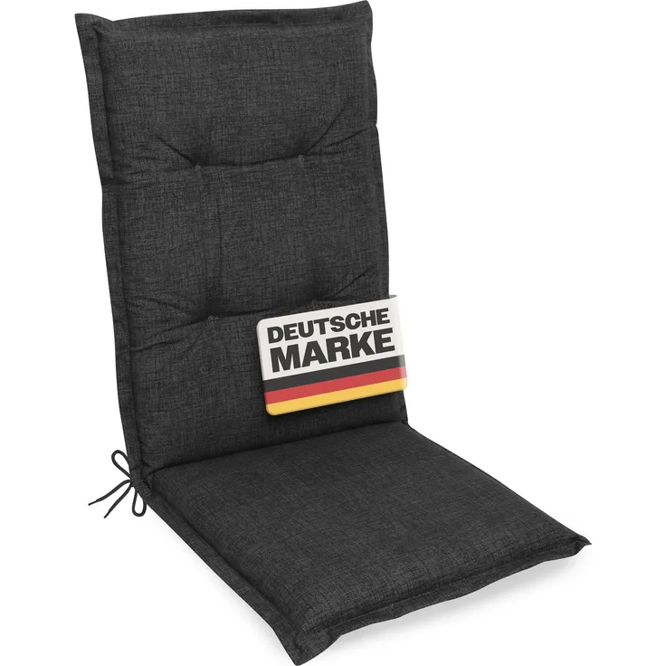Gardissimo PREMIUM Hochlehner Gartenstuhl Auflagen 120x50x8cm anthrazit