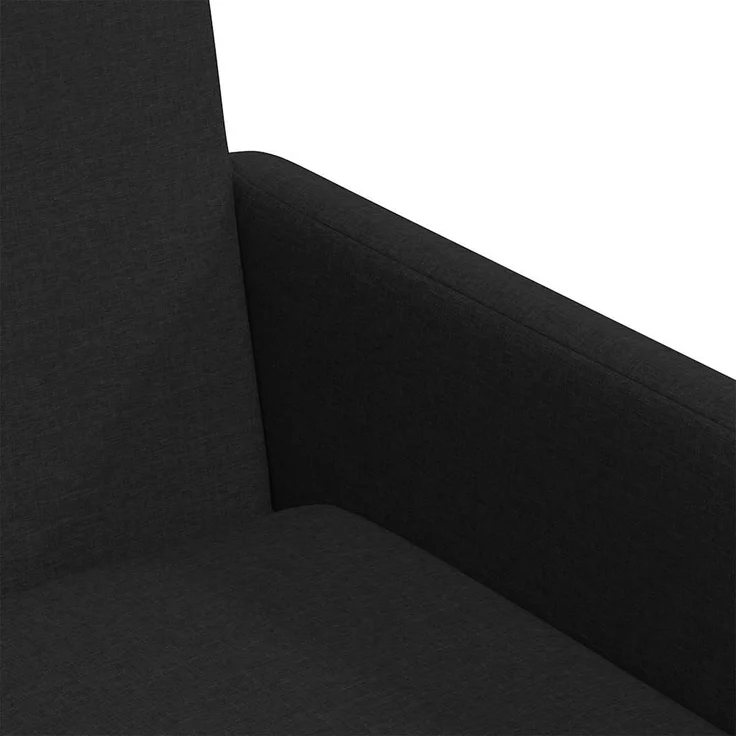vidaXL Esszimmerstühle 2 pcs Schwarz 57 x 67 x 95 cm Stoff 42017905 – Bild 6