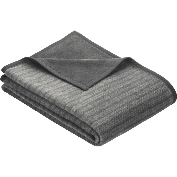 Kniedecke Jacquard Kniedecke Fano, IBENA, 100 x 150 cm (Breite x Länge), im dezenten Streifen-Design – Bild 1