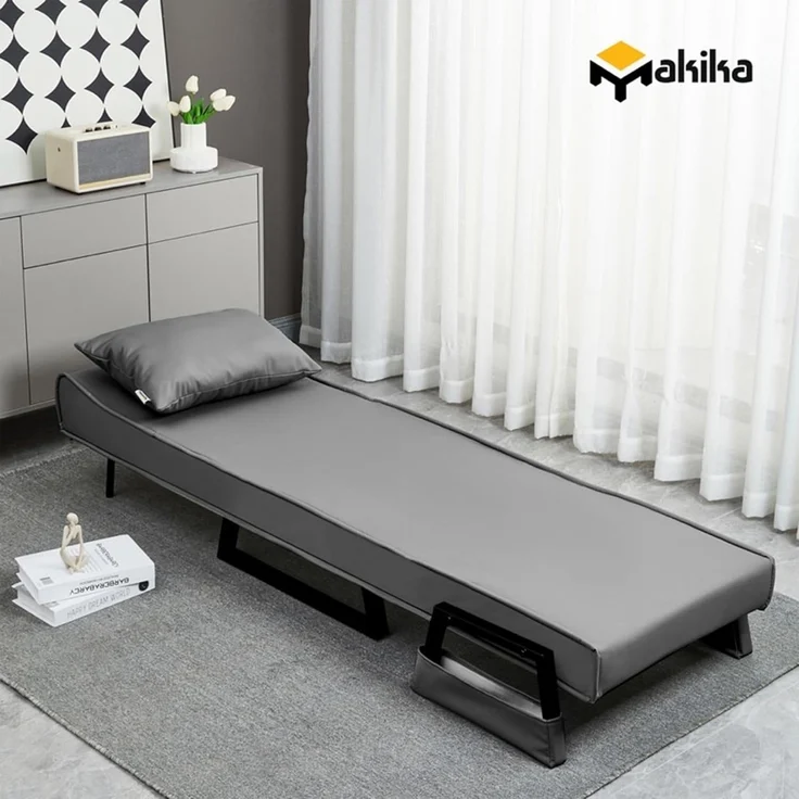 Makika Schlafsessel Schlafsofa Rio klappbar - in Grau – Bild 6
