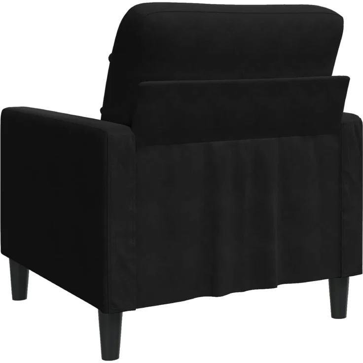 vidaXL Sessel Schwarz 60 cm Samt 4007609 – Bild 5
