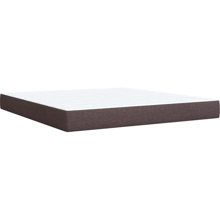 vidaXL Ottoman Bett mit Matratze Dunkelbraun 180 x 200 cm Stoff 3457428 – Bild 7