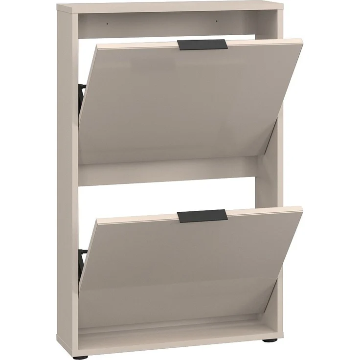 XORA 'JANA' Schuhkipper, Holznachbildung Glas Kaschmir, 60 x 93 x 17 cm, Platz für 4 Paar Schuhe – Bild 5
