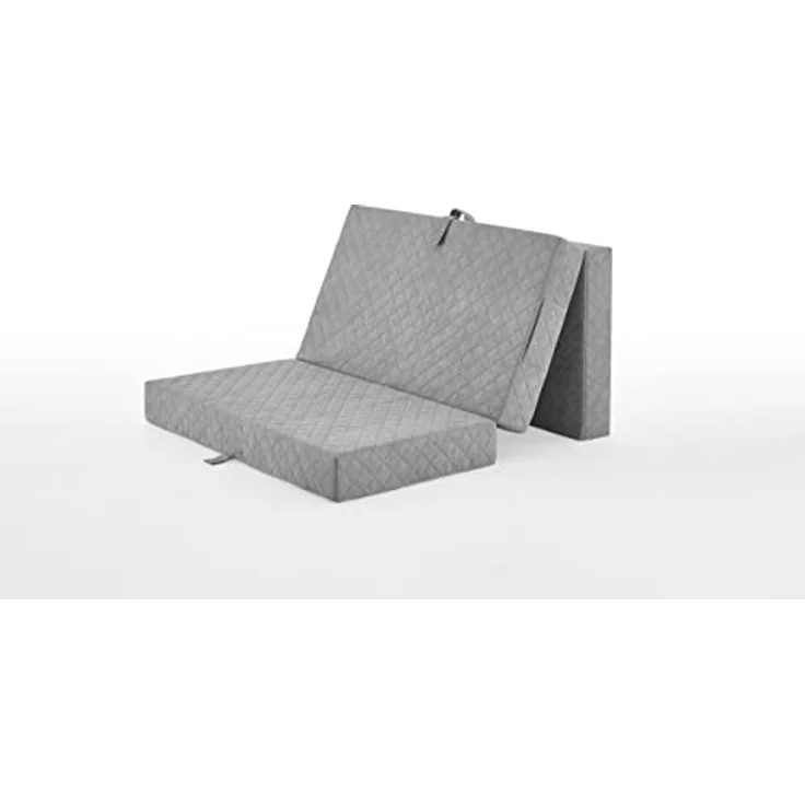 ATLANTIC home collection Falthocker Lenny, 115/195/15 cm, Grau – Bild 7