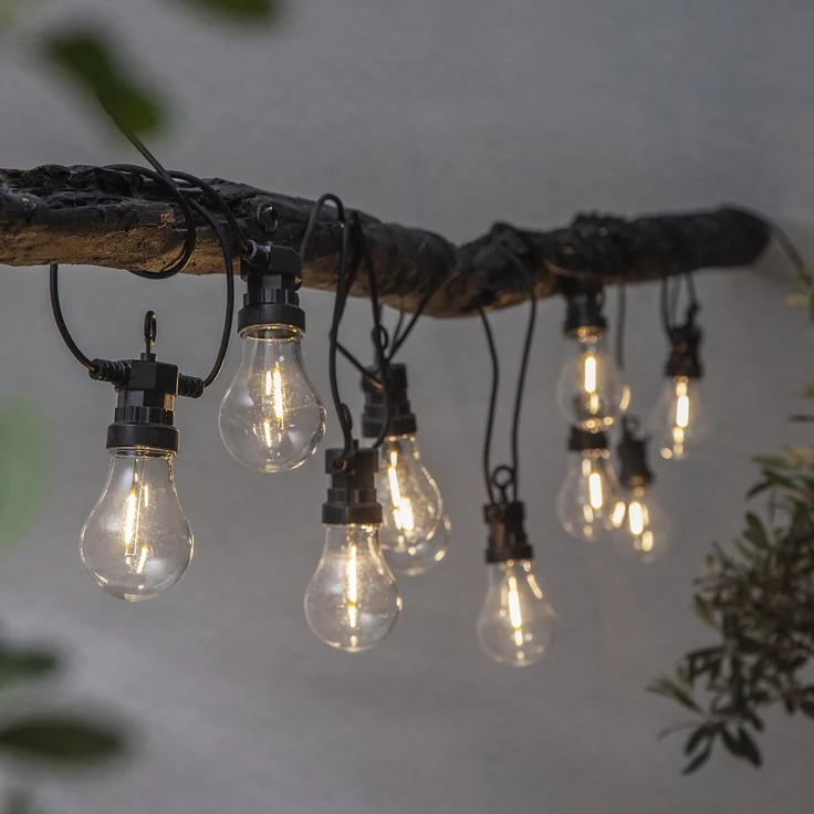 LED Party-Lichterkette ,Circus Filament', outdoor, Netzbetrieb, warmweiß, klar, L 405cm – Bild 2