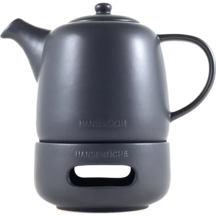 Hanseküche Teekanne Teekanne (1L), 1.3 l, (Teekanne, 1-St, inkl. Edelstahlsieb), Hochwertiges Material, Edelstahlsieb, Ergonomischer Griff