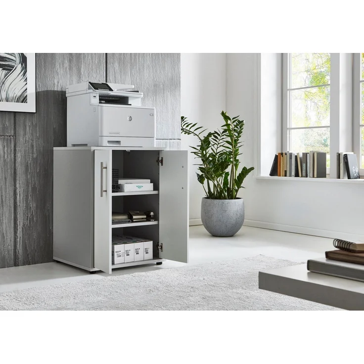 BMG Möbel Aktenschrank Druckerschrank Office Edition (geeignet für 3D Drucker und Office Drucker) Höhe 74 cm, optimale Ergänzung zu Schreibtischen – Bild 2