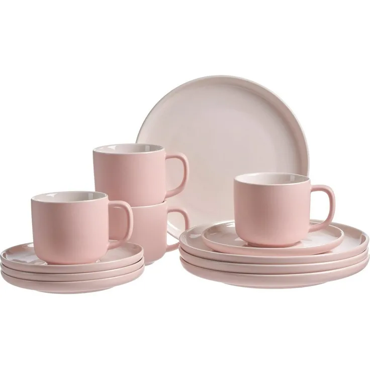 Ritzenhoff & Breker JASPER Kaffeeservice rosa 12-teilig - A