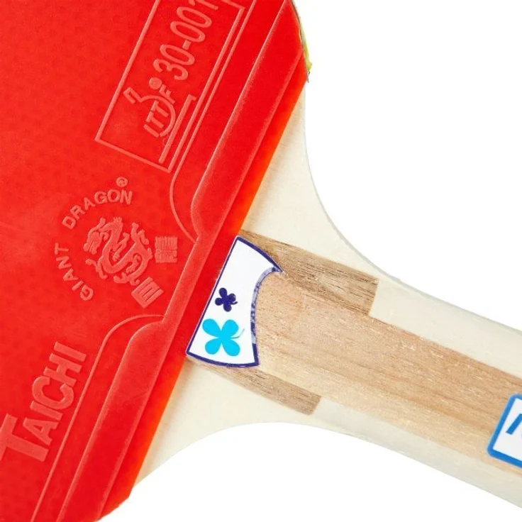 Relaxdays Tischtennis-Set inkl. 2 Schläger, 3 Tischtennisbälle, Tischtennisnetz & Reissverschlusstasche, Kunststoff rot / schwarz – Bild 8