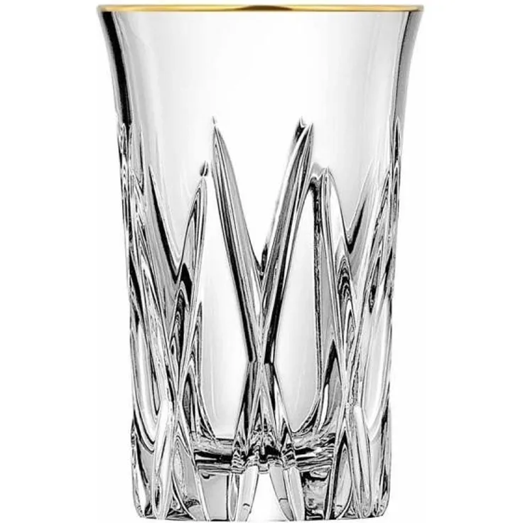 Shot Glas Kristall London Gold clear (8 cm)