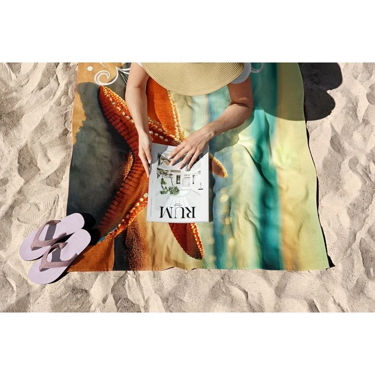 Mijolnir 'Good Things 70' Strandtuch, Mehrfarbig, 70 x 130 cm – Bild 6