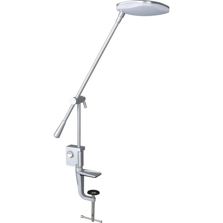 MeLiTec LED Schreibtischlampe T126, warmweiß, LED, Schreibtischleuchte, Leseleuchte, Büroleuchte, Nachttisch, chrom, Klemmfuß – Bild 2