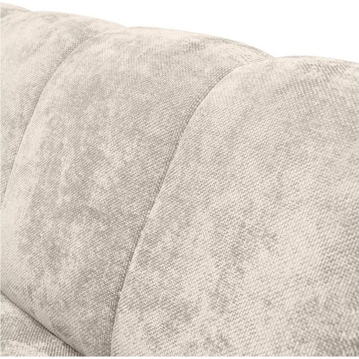 Beautysofa Ecksofa mit Metallbeine in schwarzer VOLARE L, mit höchstem Sitzkomfort, ohne Schlaffunktion – Bild 3