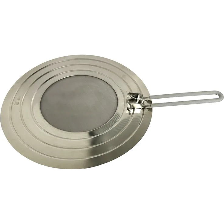 Spritzschutz mit Klappgriff aus hochwertigem Edelstahl - ø30 cm