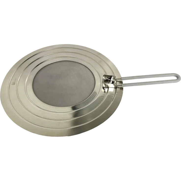 Spritzschutz mit Klappgriff aus hochwertigem Edelstahl - ø30 cm