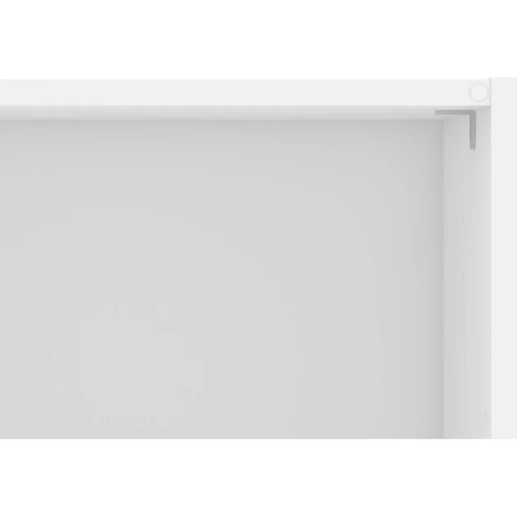Dmora - Eintüriger Kleiderschrank mit DREI Innenregalen, Farbe Weiß, Maße 39 x 175 x 41 cm – Bild 8