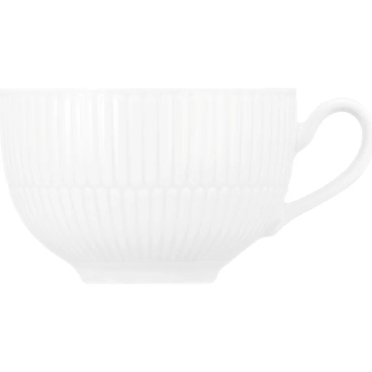 Seltmann Weiden Milchkaffeeobertasse AMINA BHT 12.90x6.70x10.10 cm weiß – Bild 2