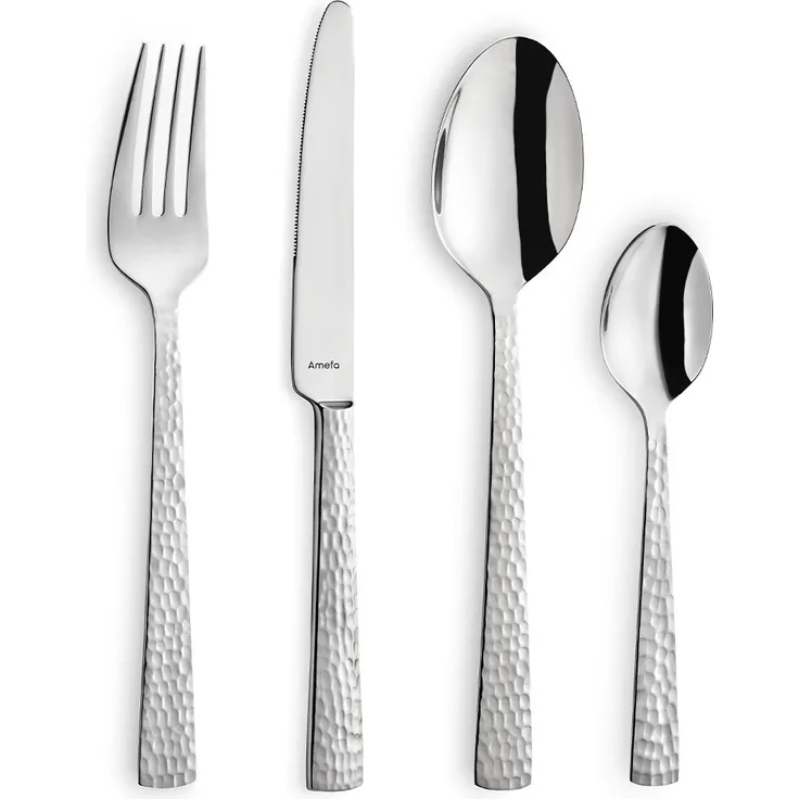 Amefa Besteck-Serie 'Felicity', 24tlg., Edelstahl silber