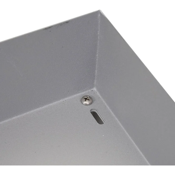 Mendler 'HWC-G60' Mähroboter Garage mit Pflanzkasten, Metall, 37 x 60 x 70 cm, Grau – Bild 6
