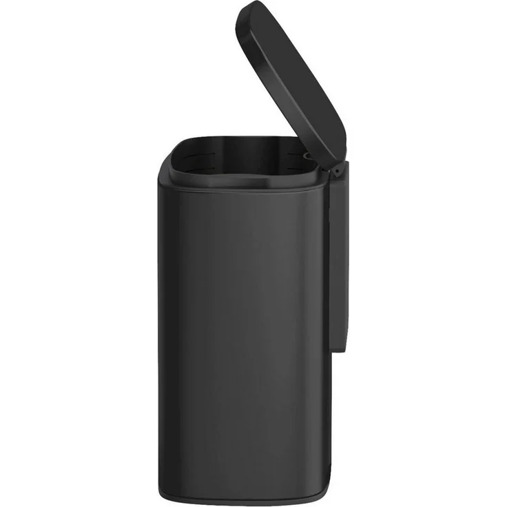 Wenko 'Sare' Wand-Kosmetikeimer mit Deckel und Easy-Close Absenkautomatik, 5 Liter, Schwarz – Bild 3