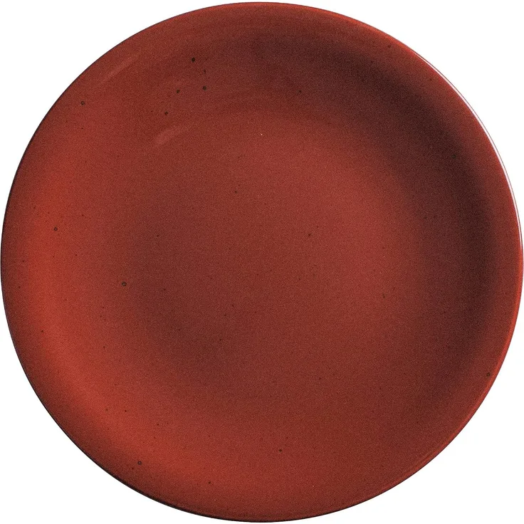 Essteller 26,5 cm Homestyle Siena Red Kahla Speiseteller - Mikrowelle geeignet, Spülmaschinenfest