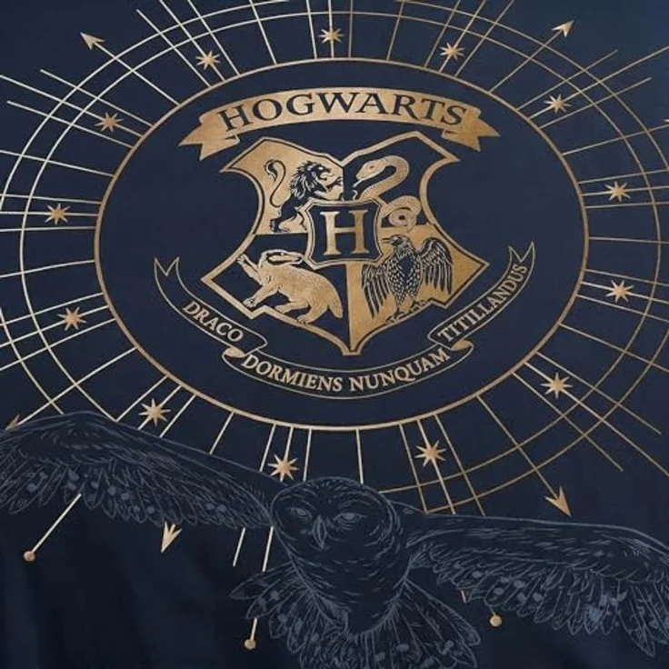 Harry Potter Bettwäsche 240x220 cm + 2 Kissenbezüge 65x65 cm Doppelbett – Bild 4