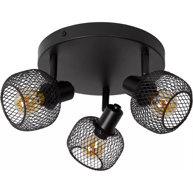 Lucide MAREN - Deckenstrahler 37 cm - 3xE14 Schwarz19194 – Bild 2