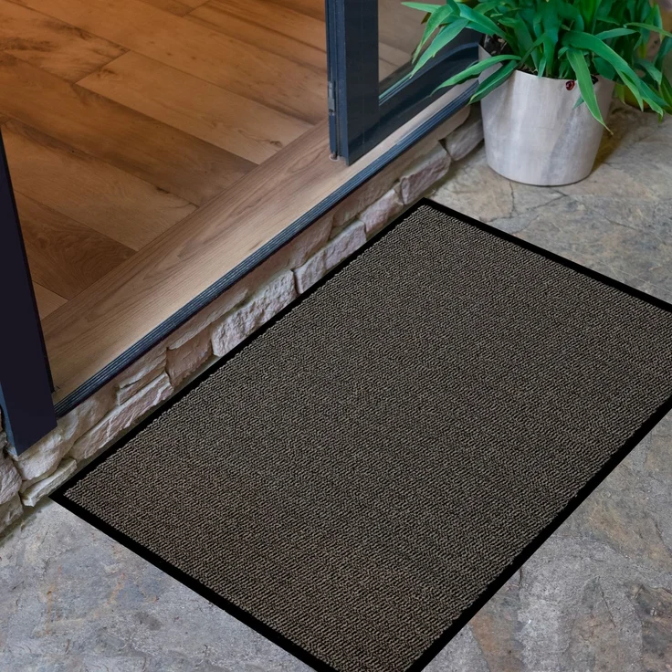 Furni24 Fußmatte - Beige-Schwarz, 80 x 120 cm – Bild 4