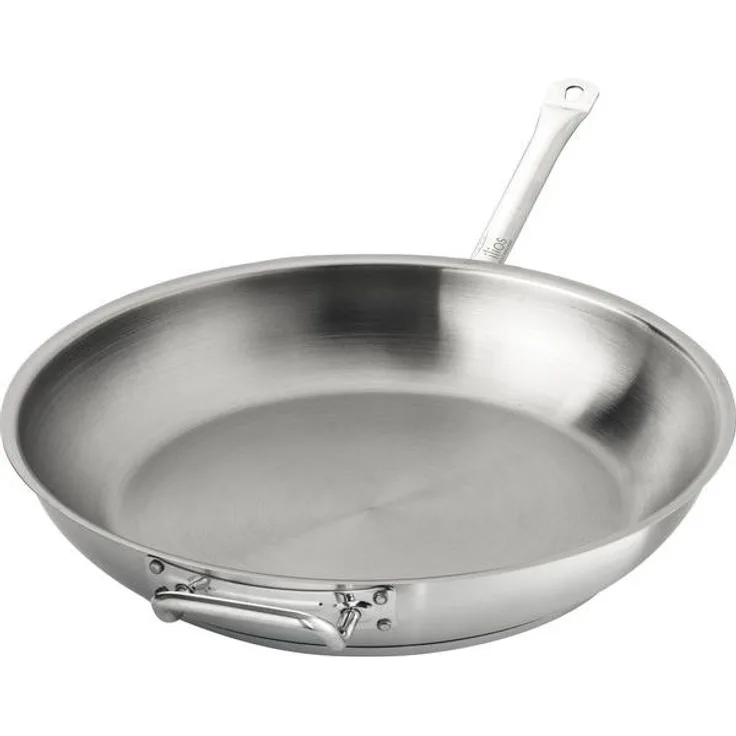 ILIOS Kochkunst Bratpfanne ø: 360 mm, unbeschichtet, silber