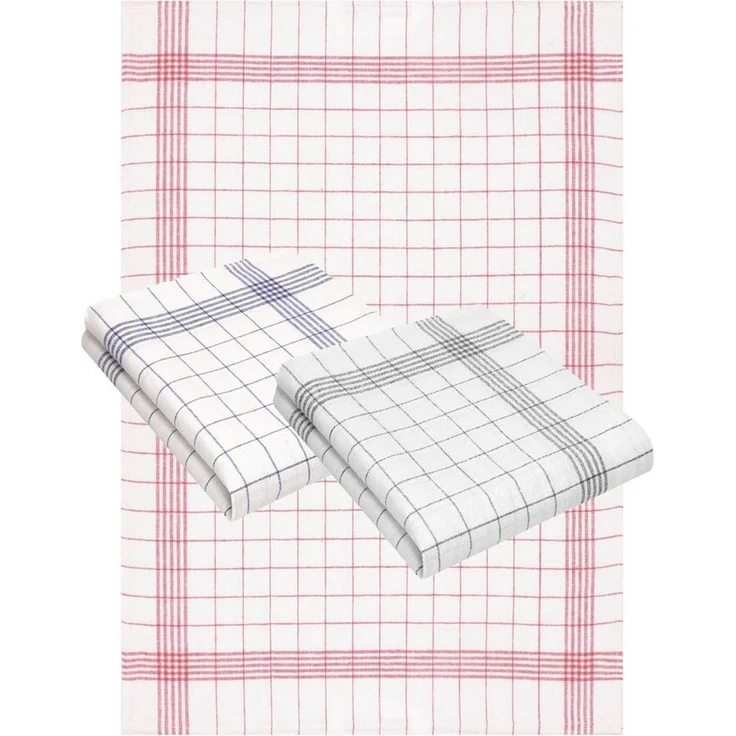Betz Geschirrtuch 3er Set 50x68 cm Halbleinen Geschirrtücher MCT-12 HL, (3 er Set, 3-tlg, 3 Geschirrtücher 50x68 cm), Geschirrhandtuch Gläsertuch Jacquard Gläsertücher Küchentuch Handtuch – Bild 1
