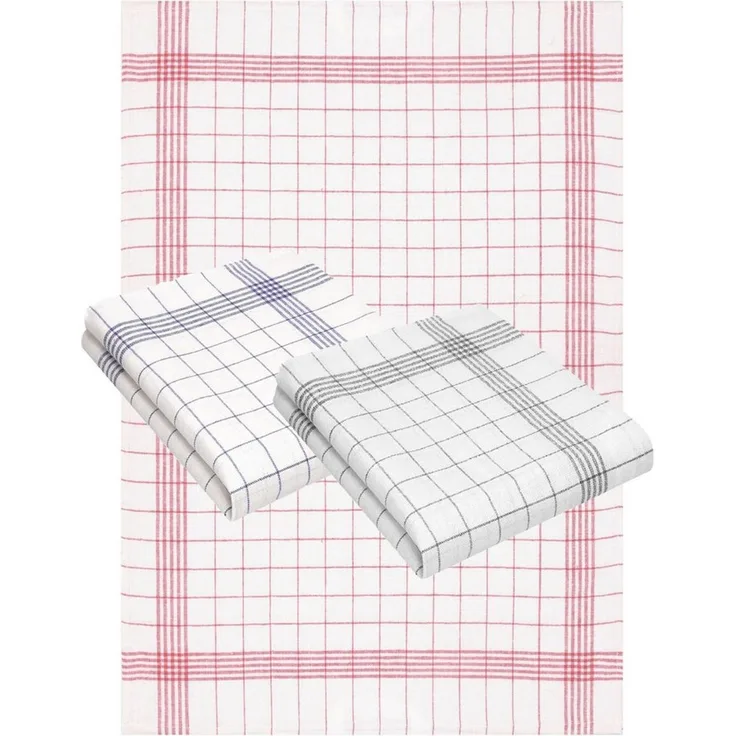 Betz Geschirrtuch 3er Set 50x68 cm Halbleinen Geschirrtücher MCT-12 HL, (3 er Set, 3-tlg, 3 Geschirrtücher 50x68 cm), Geschirrhandtuch Gläsertuch Jacquard Gläsertücher Küchentuch Handtuch