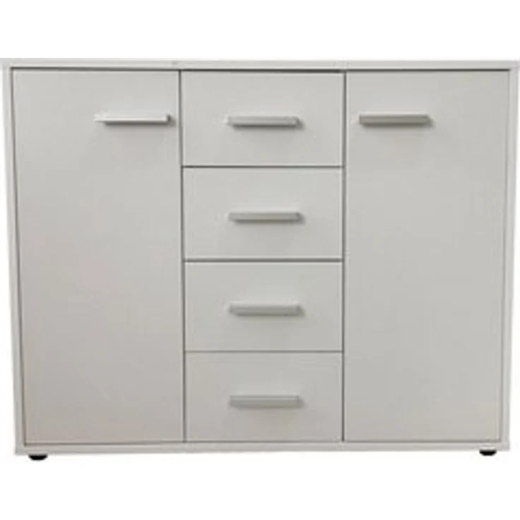 HTI-Living Sideboard Sideboard Nina mit 4 Schubladen Weiß (Stück, 1 St, 1 Sideboard), Anrichte Kommode Schrank – Bild 6