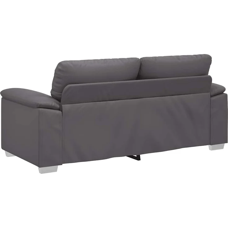 vidaXL 2-Sitzer-Sofa Grau 180x81x84 cm Kunstleder 4105340 – Bild 5
