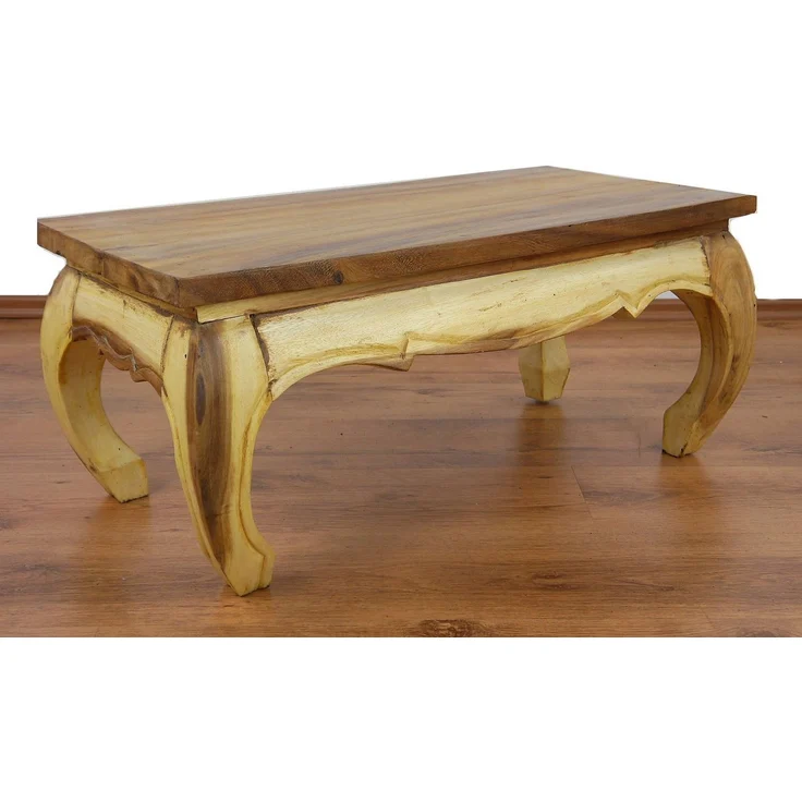 livasia Opiumtisch livasia Opiumtisch, Couchtisch, Beistelltisch Akazie 80x40x35cm – Bild 3