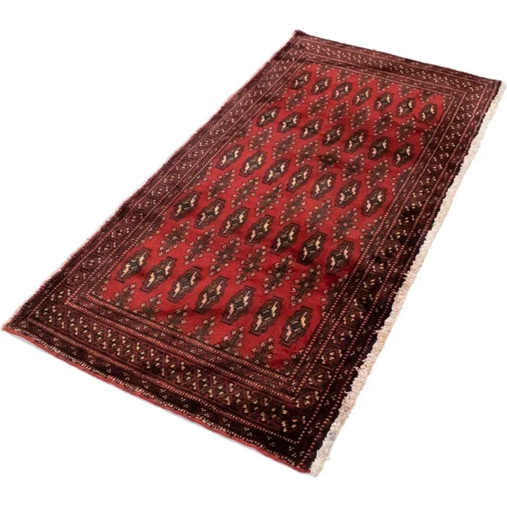 Turkaman Teppich 130x60 cm - rot – Bild 4
