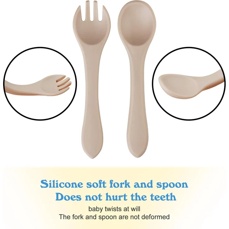 ABC Babygeschirr-Set, 4-teiliges Babygeschirr-Set, Baby-Essgeschirr-Set, Baby-Saugnapfschale, Babygeschirr, BPA-frei, spülmaschinen- und mikrowellengeeignet – Bild 5