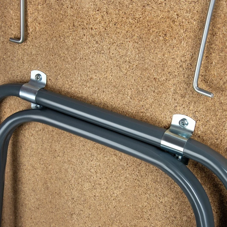 KADAX Bügelbrett 118 x 36 cm, höhenverstellbarer Bügeltisch mit robuster Metallkonstruktion, abnehmbare Bezug, praktische Ablagefläche und rutschfesten Füßen (Zickzack, 118x36cm) – Bild 8