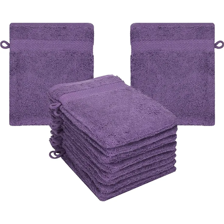 Betz Waschhandschuh 10-tlg. PREMIUM Größe 16 cmx21 cm, Baumwolle (Set, 10-St), 100% baumwolle