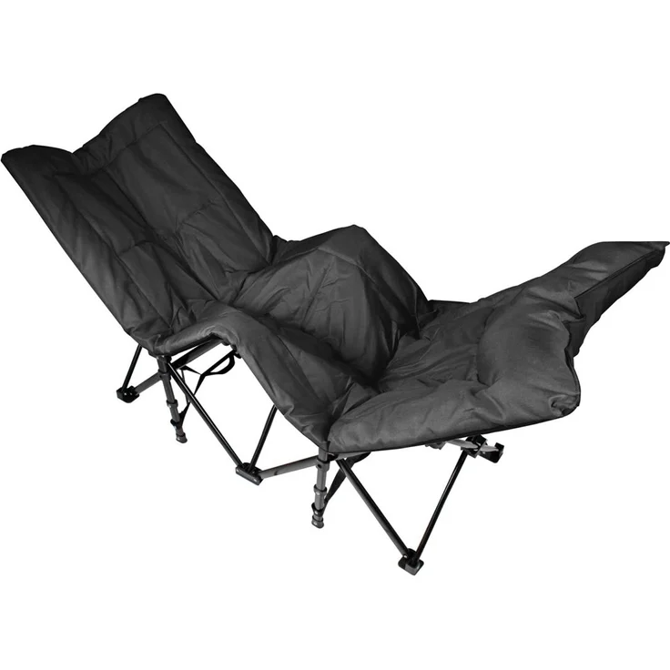 Feldbett Campingbett Festivalbett Gästebett Outdoorbett Liege 190cm anthrazit – Bild 2