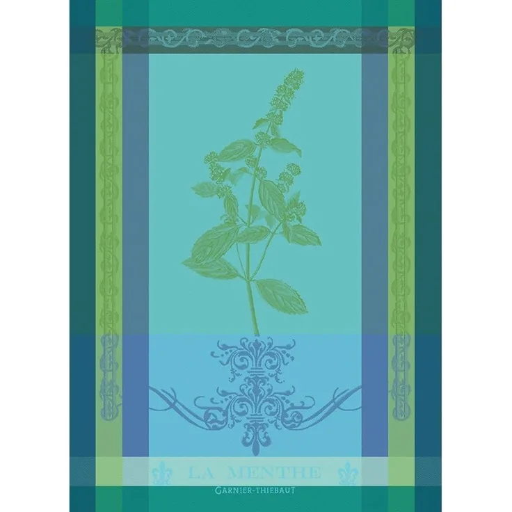 Garnier-Thiebaut Geschirrtuch Menthe 2018 Chlorophylle 56x77 cm