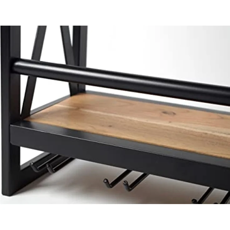 Kobolo Regal Wandregal ACOLON aus Metall und Mangoholz – Bild 4